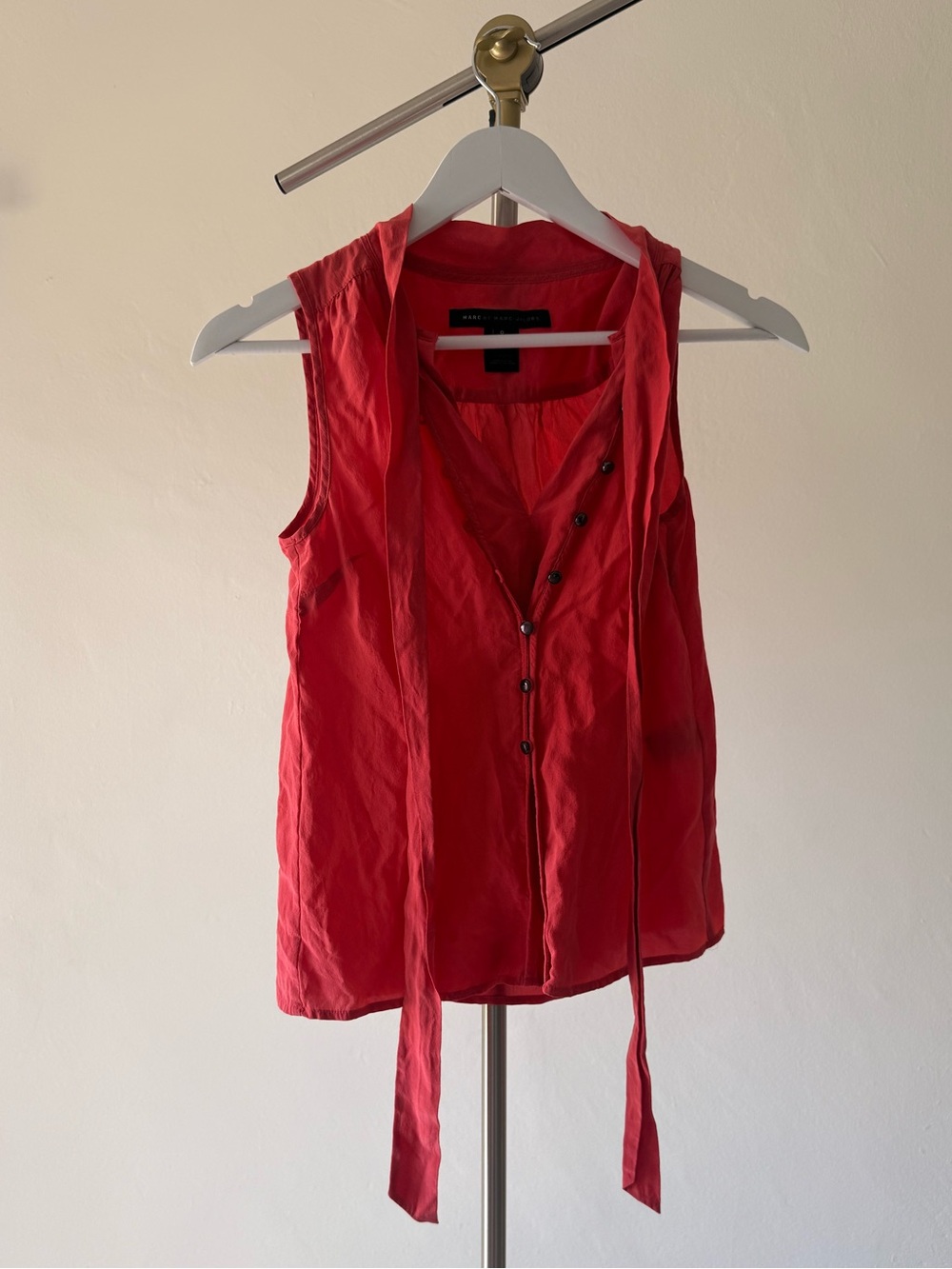 100% Silk Marc by Marc Jacobs Pink Blouse